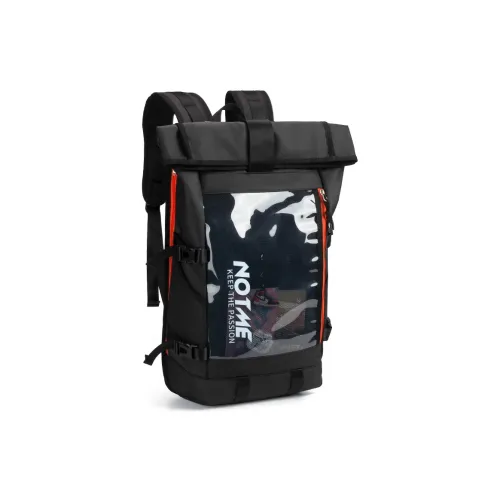 LOVERPUSS Fabric Backpack Regular Unisex Cool Black