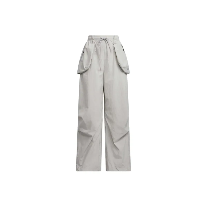 Adidas PARACHUTE TRACKSUIT BOTTOMS Casual Pants Women's Light Gray-0