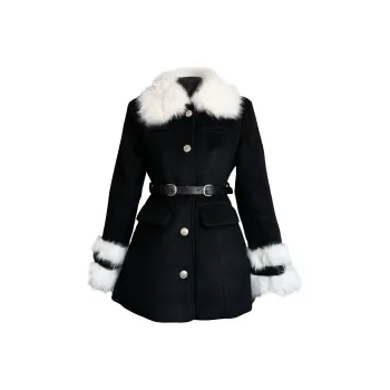 MTHE Velvet feel Coat Women's Black