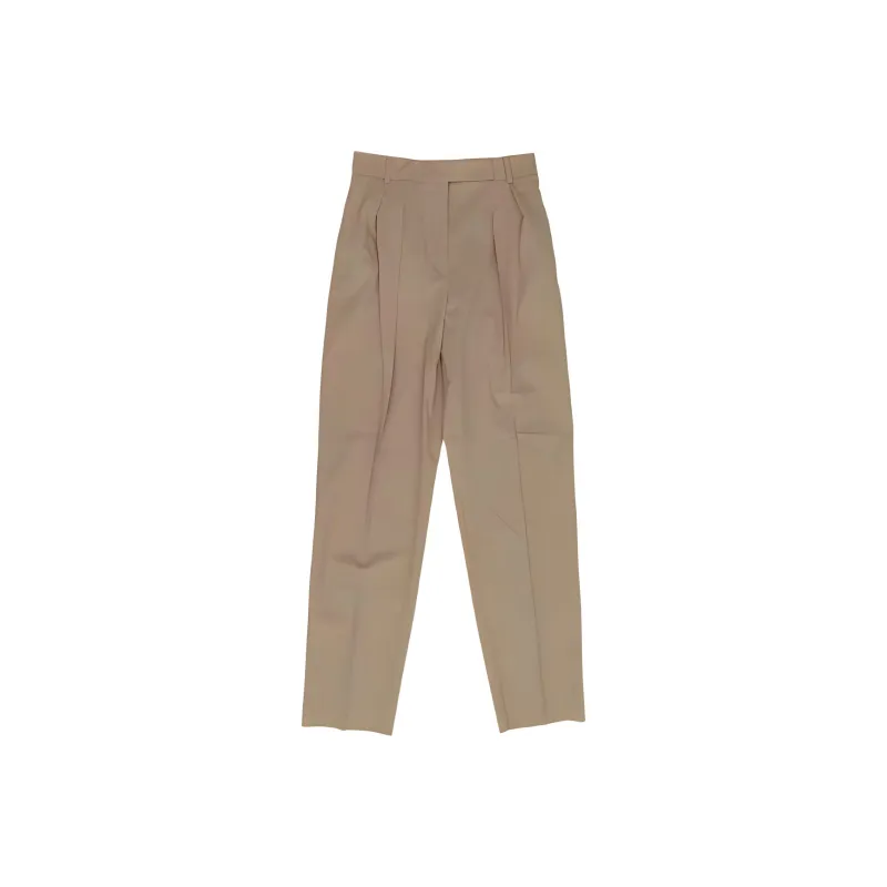 MaxMara Pleat Detailed Tapered Trousers-0