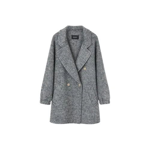 NINI WEST Coats Women's Gray