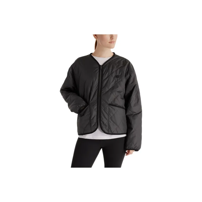 New Balance Puffer Jacket Women's Asphalt Black-0