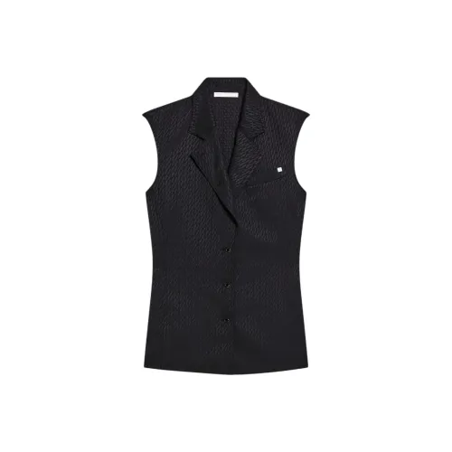 Helmut Lang Logo Jacquard Buttoned Vest