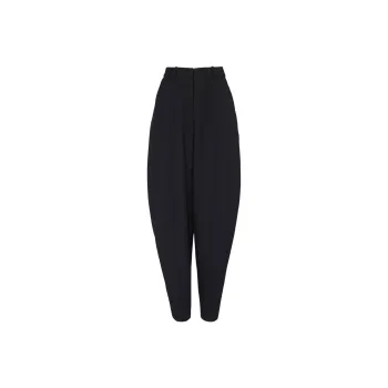 BALMAIN High Waist Baggy Trousers