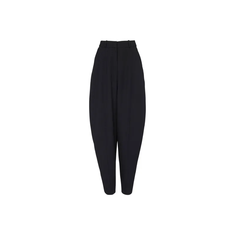 BALMAIN High Waist Baggy Trousers-0