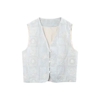 A Paradise For Awakening Vest Women's Blue