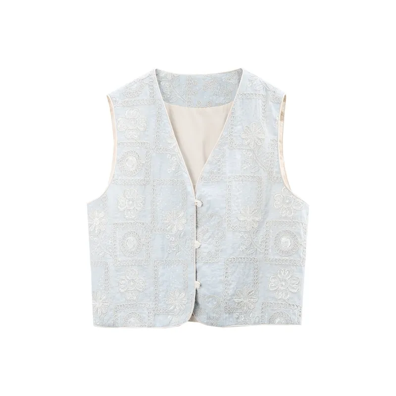 A Paradise For Awakening Vest Women's Blue-0