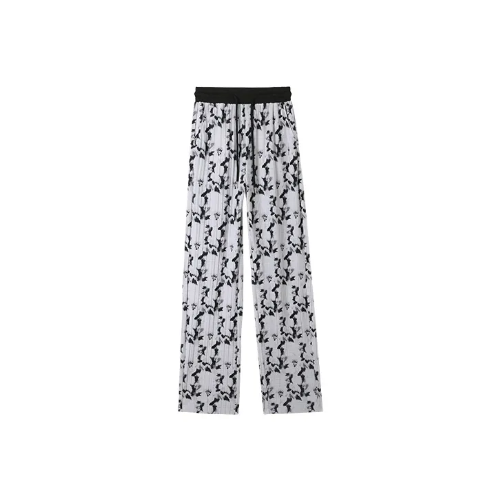 HIPPIEMISS Casual Pants Women's Light Gray-0