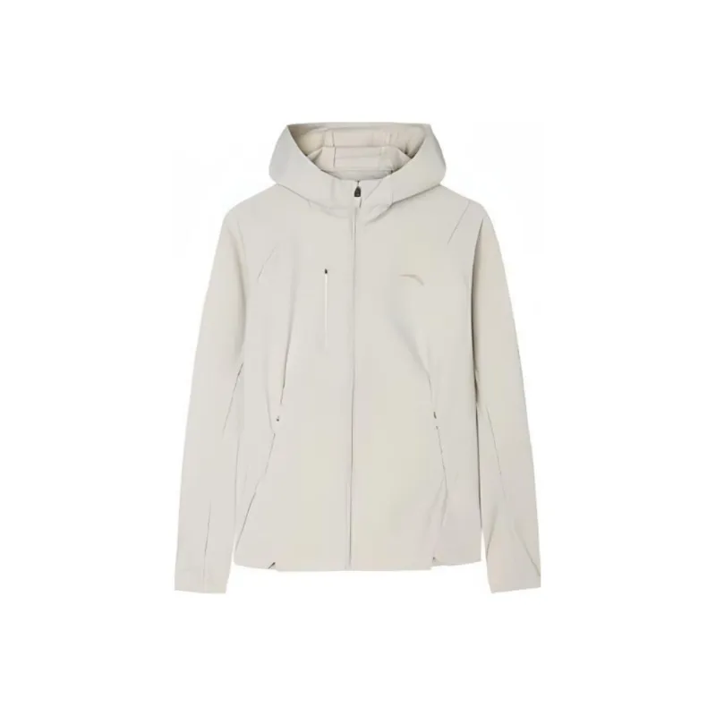 Anta Comprehensive Training Collection Sports Lifestyle Collection Trench Coat Women's Oatmeal Gray-0