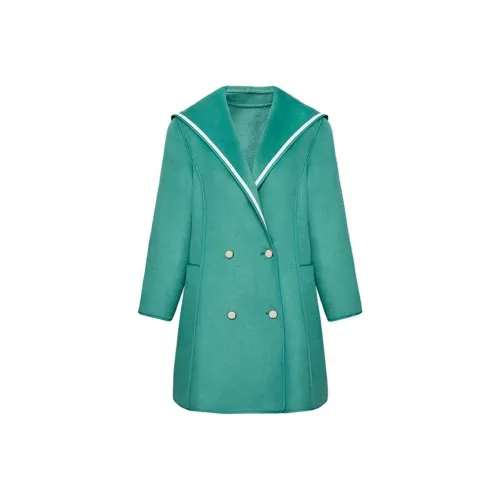 DIFFIE RIEGER Coats Women's Hsinchu Green