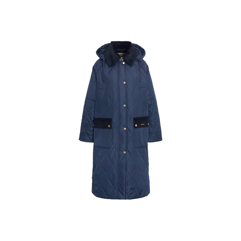 BARBOUR Puffer Jacket Women's Marine Blue-0