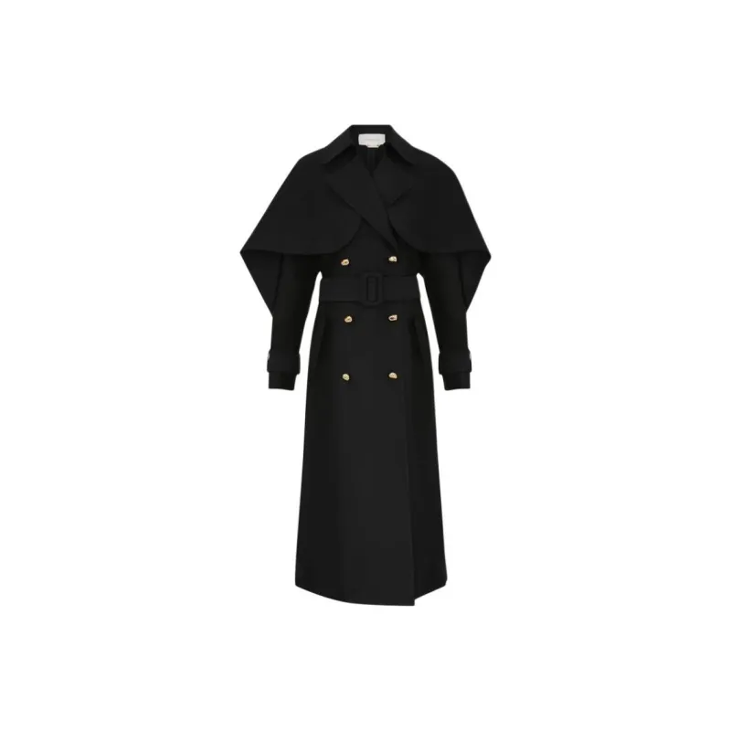 Zimmermann Trench Coat Women's Black-0