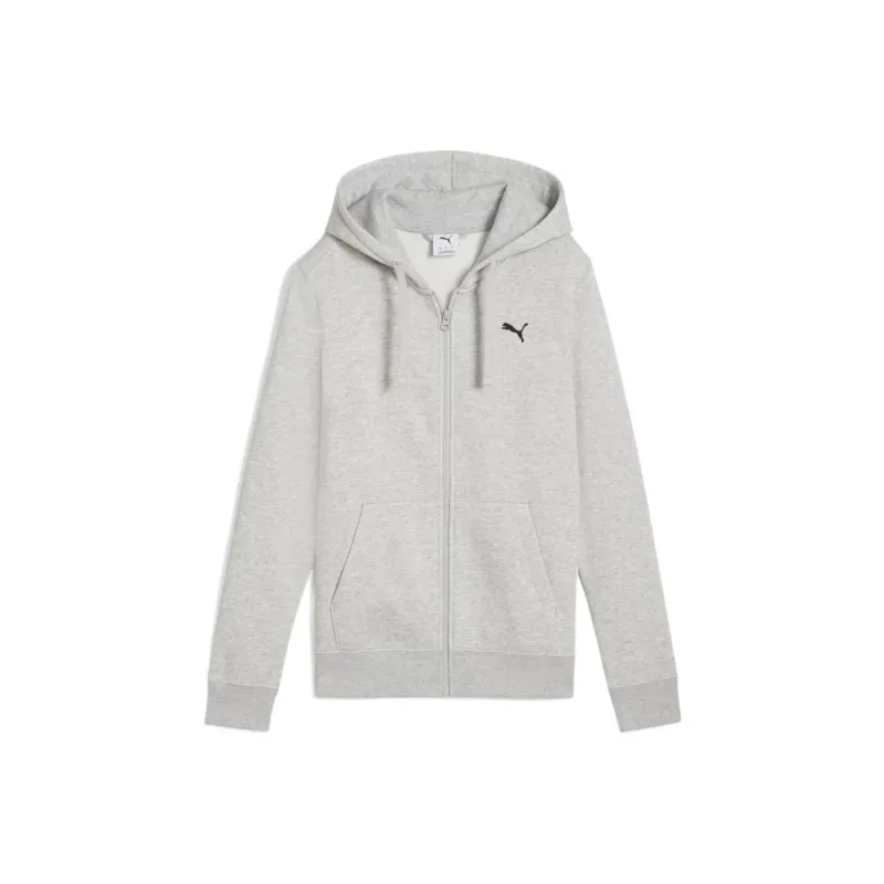 PUMA Essentialshoodie Sweatshirt Women's Light Gray-0
