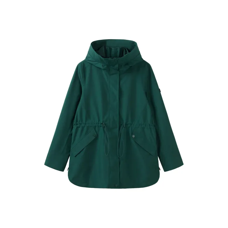 AIGLE Waterproof And Windproof Windbreaker Jacket Women's Apricot-5