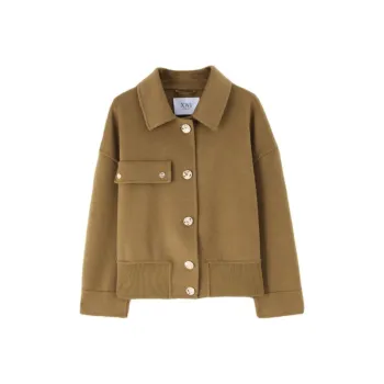 XWI Coats Women's Coffee Green