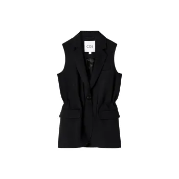 COS Vests Women's Black