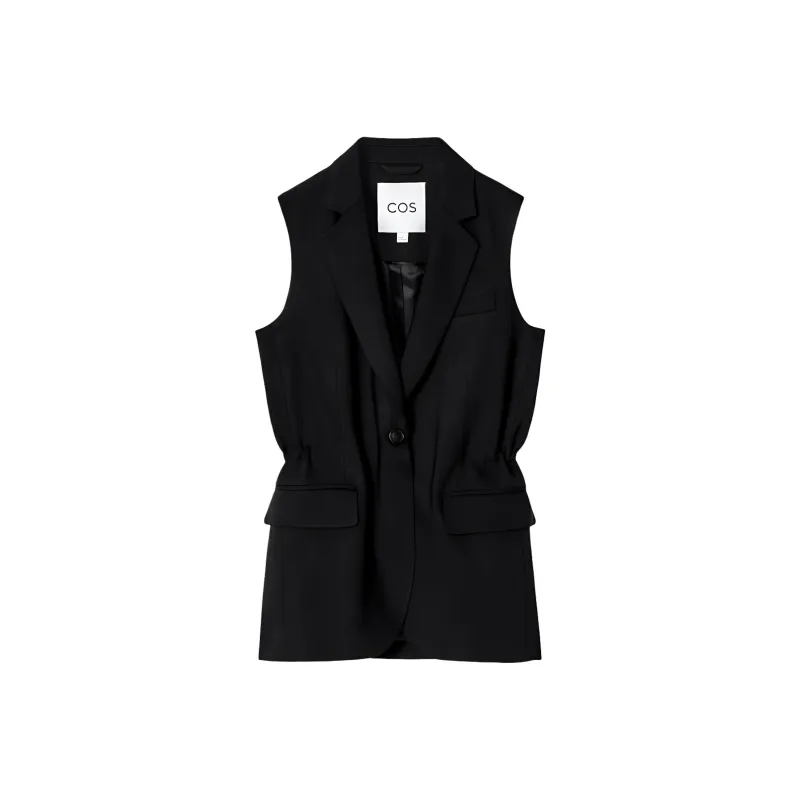 COS Vests Women's Black-0