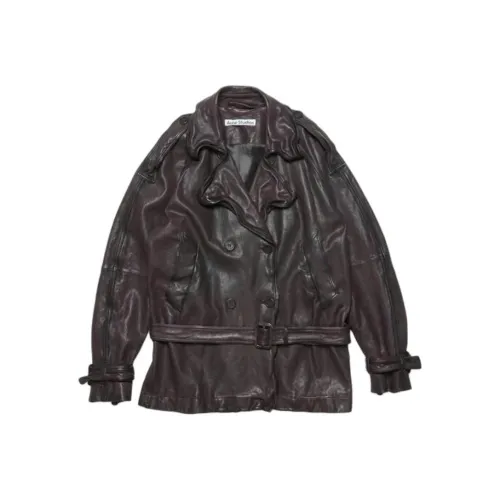 Acne Studios Homme Jacket Women's Red Brown