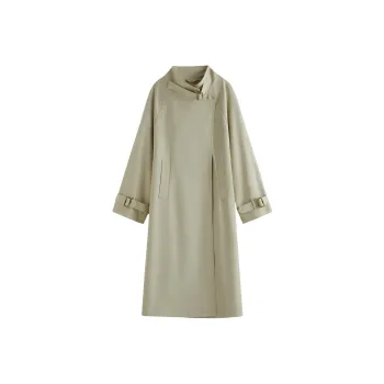 FANSILANEN Mid Length Long Sleeved Trench Coat Women's