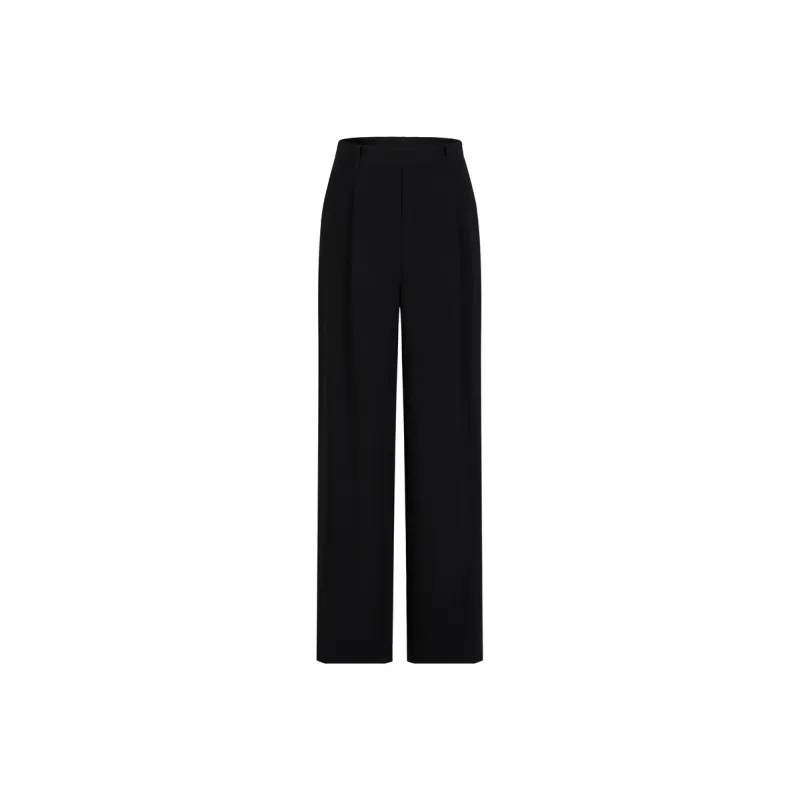 JZ. ANNAKRO Casual Pants Women's Plain Black-0