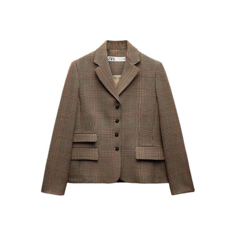 ZARA ZW Series Business Suit Women's Light Brown-0