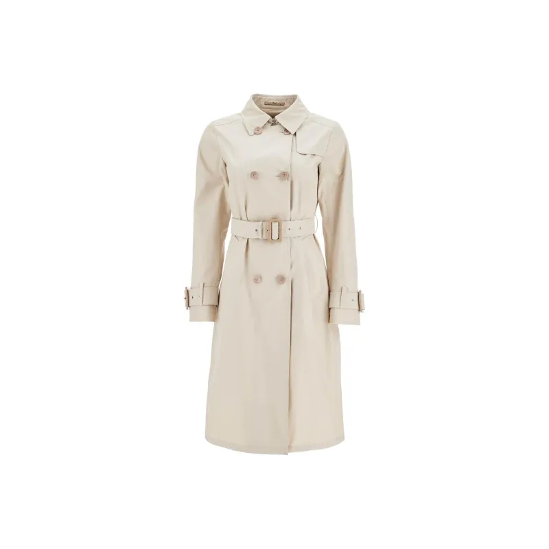 HERNO Double Breasted Belted Coat-0