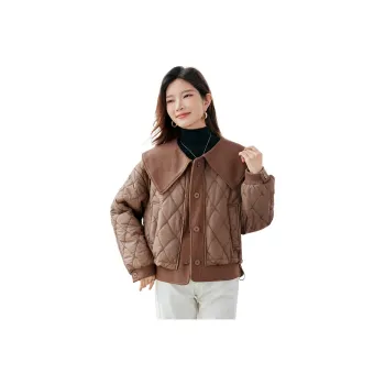 TERRE BLEUE Puffer Jacket Women's Coffee