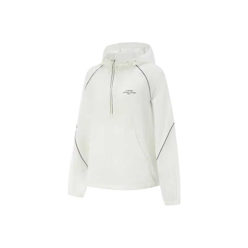 LiNing Fitness Collection Comprehensive Training Collection Trench Coat Women's Ivory-0