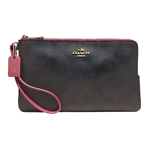 Coach Handtasche mit Logo-Schild Nude