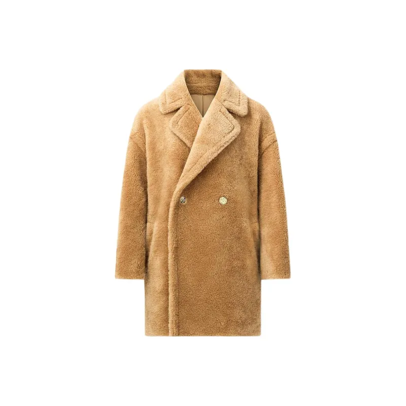 KARL LAGERFELD FW24 Coats Women's Camel-0