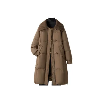Cypress House Puffer Jacket Women's Dark Coffee