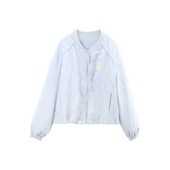 A Paradise For Awakening Cropped Coat Women's Blue
