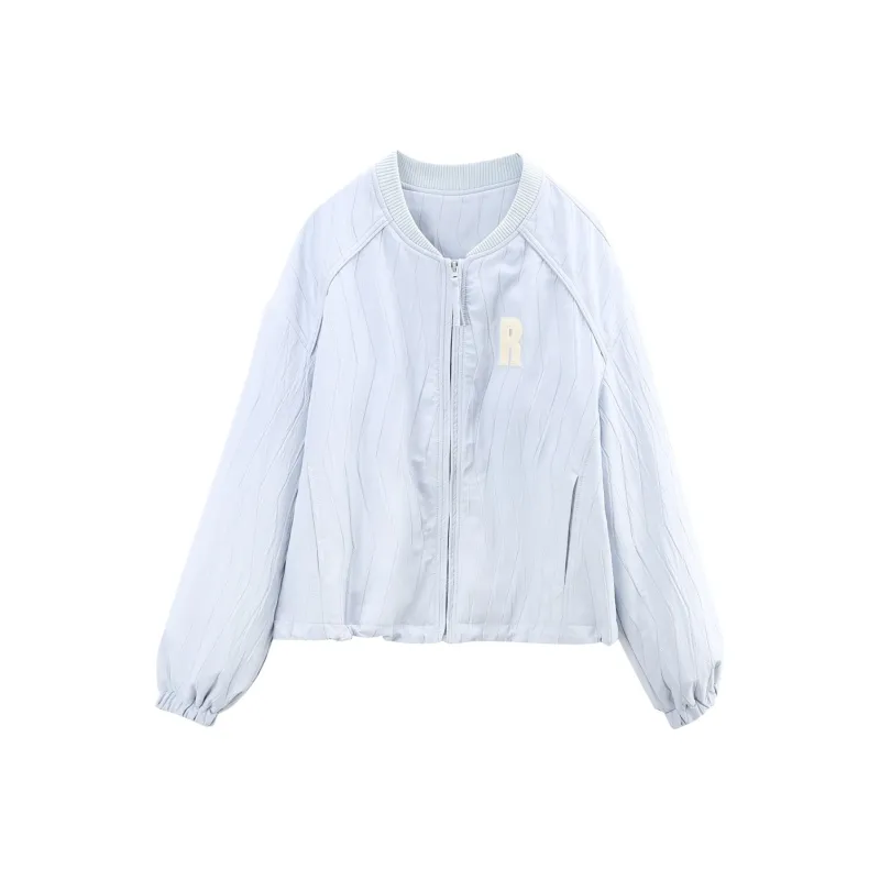 A Paradise For Awakening Cropped Coat Women's Blue-0