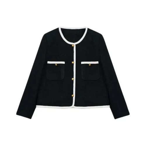 SUMU Velvet feel Coat Women's Black