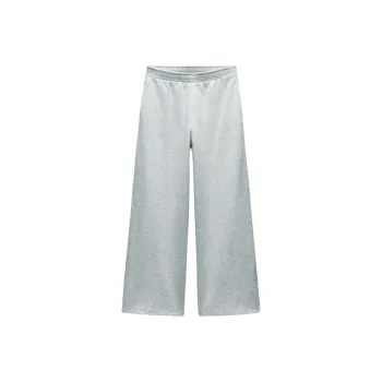 ZARA Casual Pants Women's Zebra Print Gray