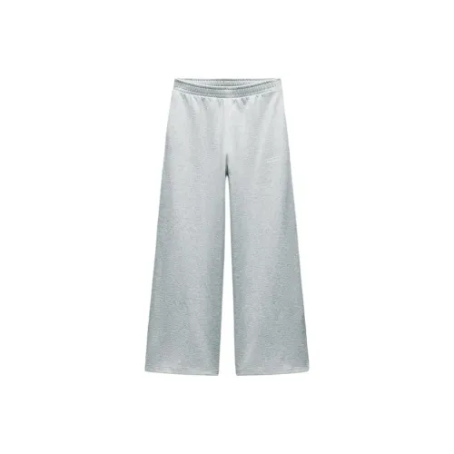ZARA Casual Pants Women's Zebra Print Gray