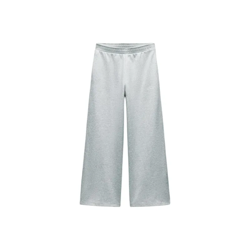 ZARA Casual Pants Women's Zebra Print Gray-0