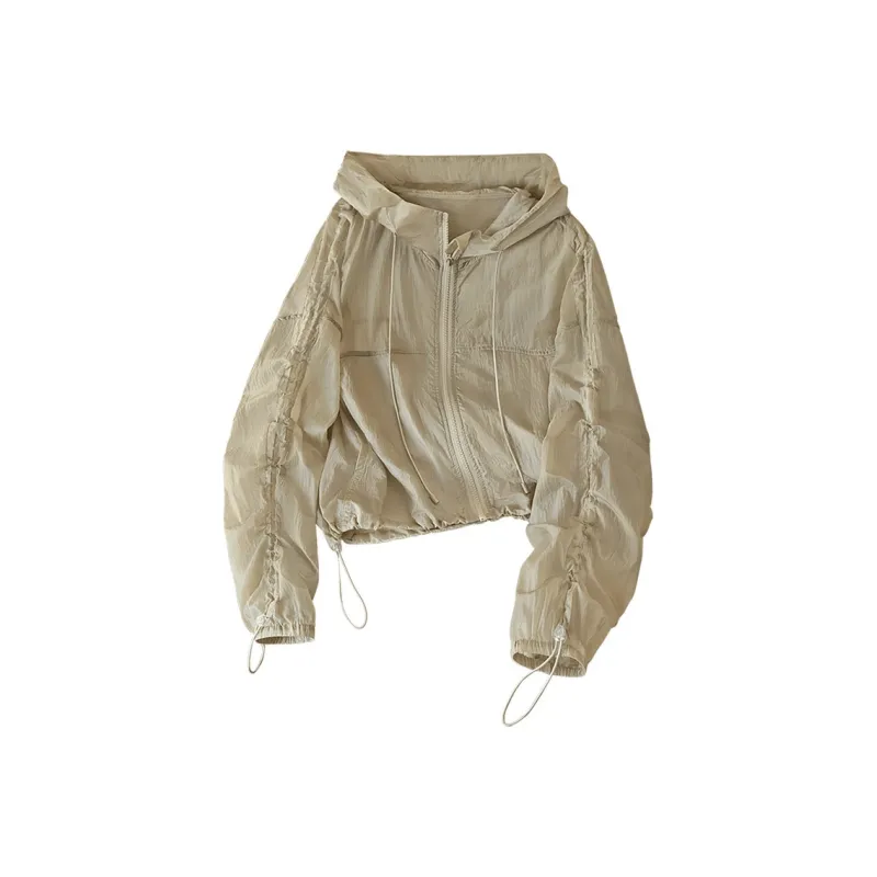 Cypress House Cropped Coats Women's Green-0