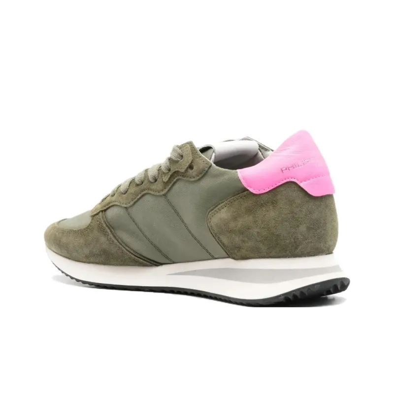 PHILIPPE MODEL Trp Low Top Casual Shoes Unisex Green-1