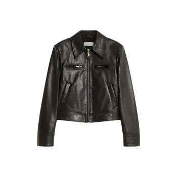 SportMa Leather Jacket Women's Black