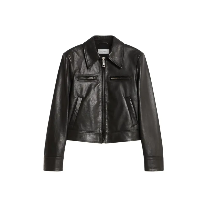SportMa Leather Jacket Women's Black-0