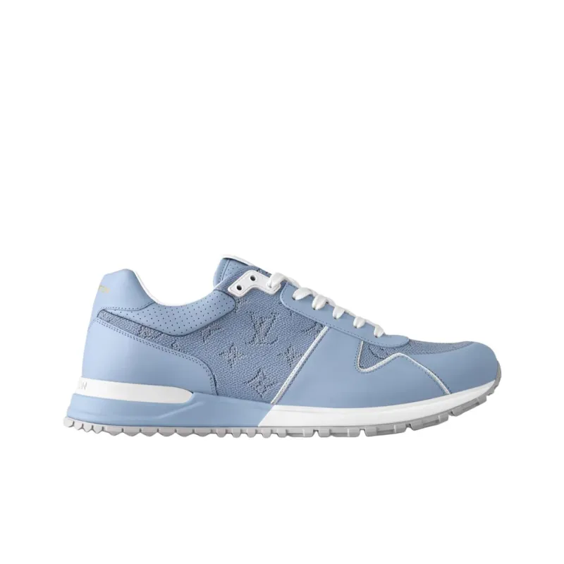 LOUIS VUITTON Run Away Low Top Casual Shoes Men's Blue-1