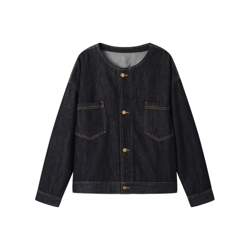 Korean Style Denim Jacket Women's-0