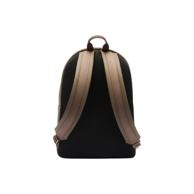 LACOSTE Polyurethane Backpack Men's Brown-2