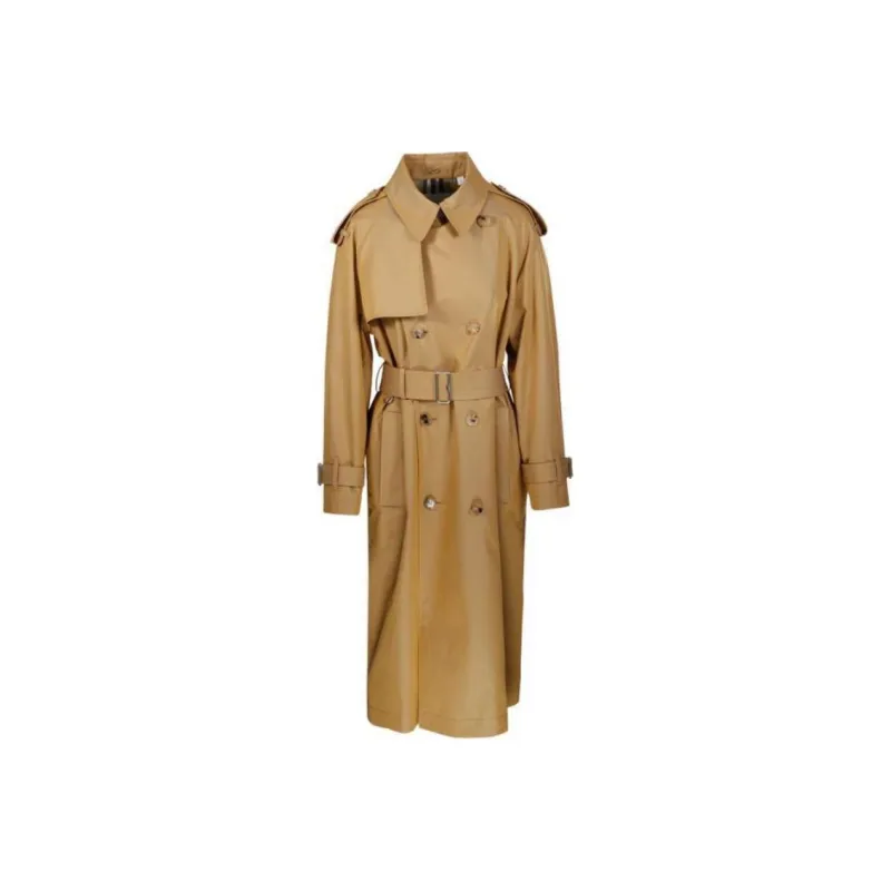 Burberry Kensington Heritage Double Breasted Belted Trench Coat-0