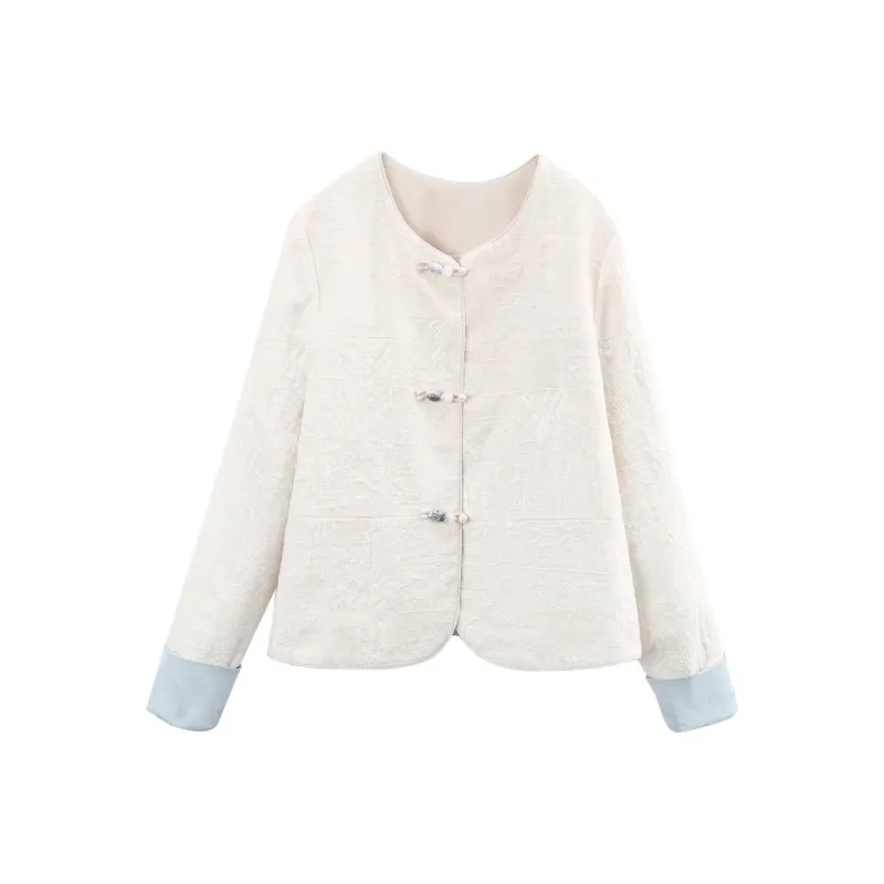 A Paradise For Awakening Cropped Coat Women's Beige-0