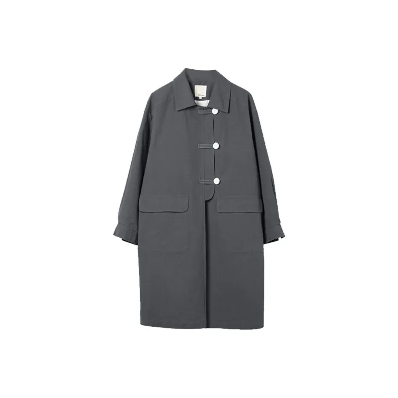 ZIMO Trench Coat Women's Dark Gray-0