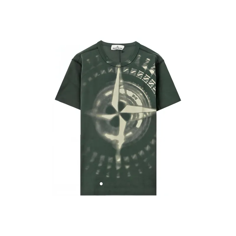 STONE ISLAND T Shirt Men's Green-0
