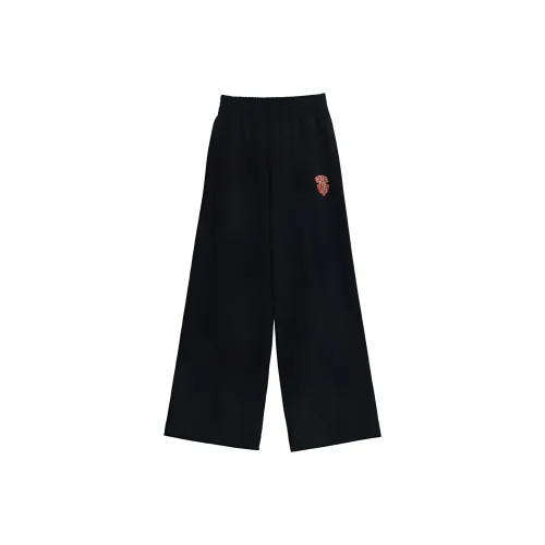 NEZAVISIY 블랙 여성 캐주얼 팬츠