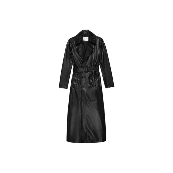 FRAME Leather Jacket Women's Black